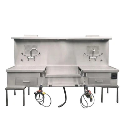 Équipement de poste de travail d'autopsie de cadavre de morgue