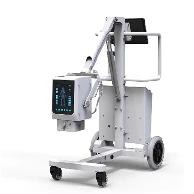 Unité de radiographie numérique mobile 8KW avec détecteur à écran plat